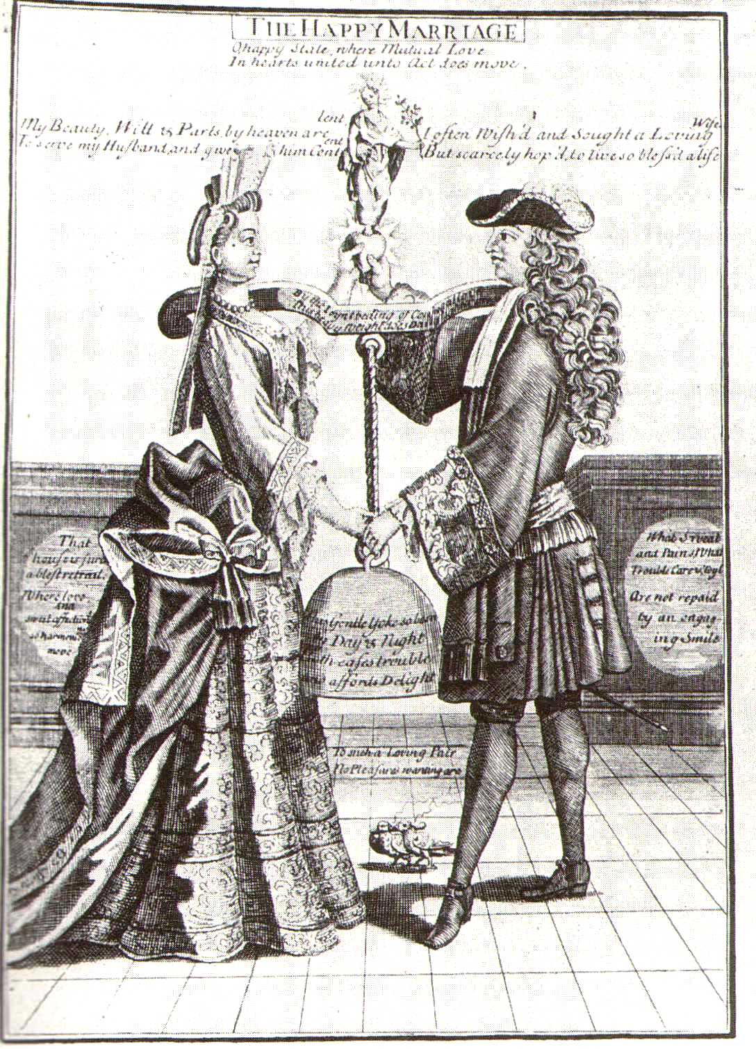 "Satire on marriage," Anonymous, 1700