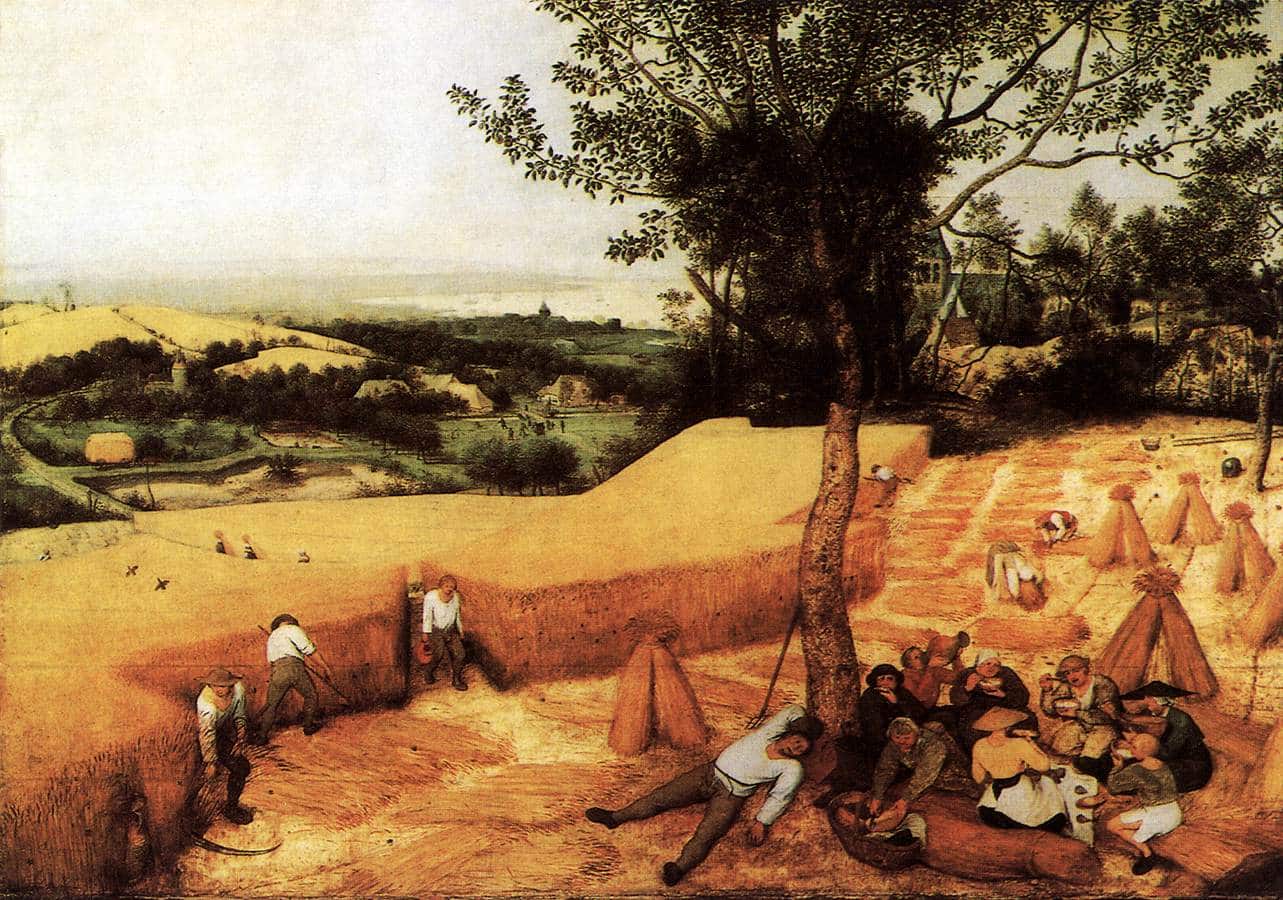 The Corn Harvest (August), Pieter Bruegel the Elder, 1565