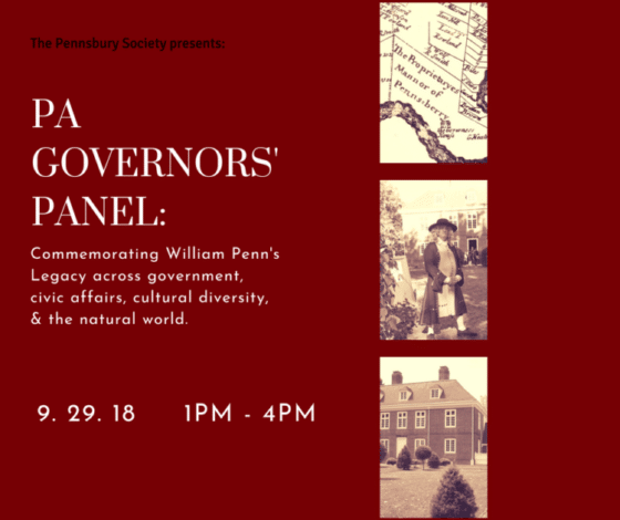 Gov_panel_FB Pennsbury Manor | PA Governors' Panel & Lunch
