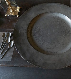 pewter plate