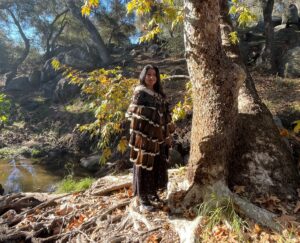 Rebecca by tree Rebecca by tree